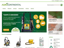 Tablet Screenshot of agrocontinental.com.br